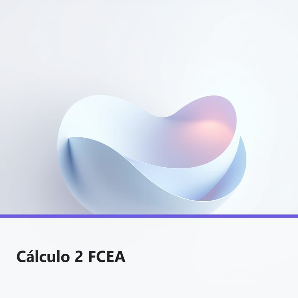 Cálculo 2 FCEA · Curso en PROFEonline.uy