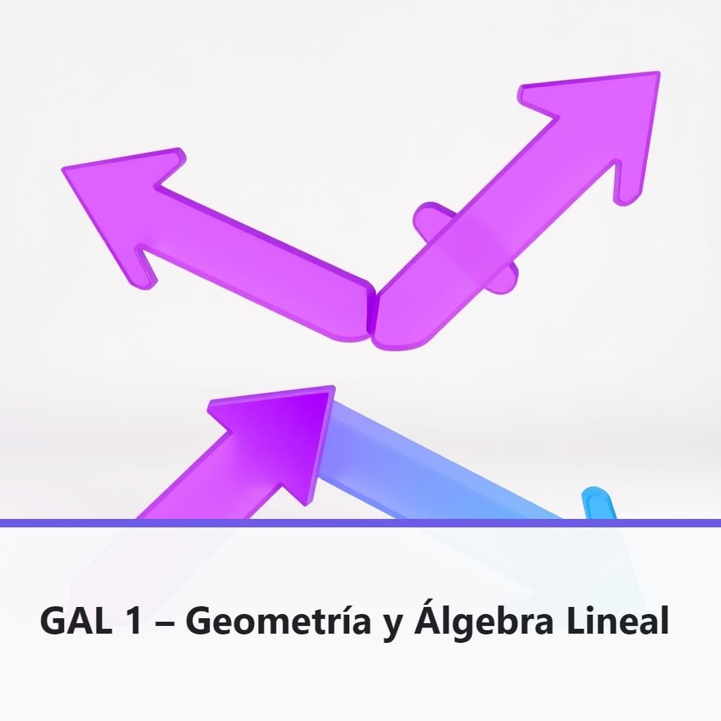 GAL 1 – Geometría y Álgebra Lineal · Curso en PROFEonline.uy