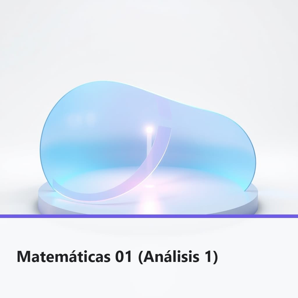 Matemáticas 01 ( Análisis 1 ) · Curso en PROFEonline.uy