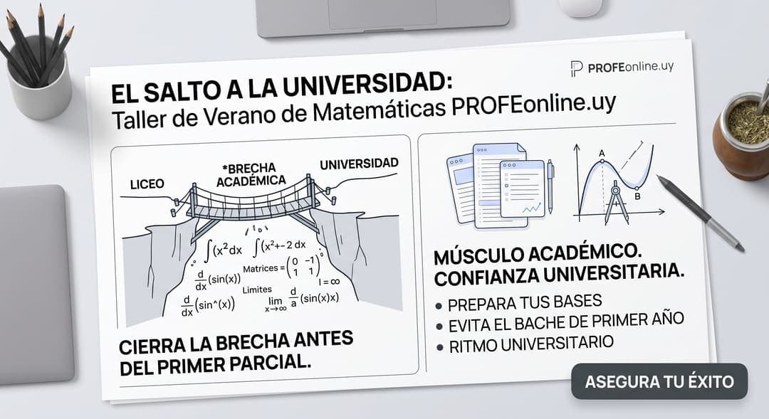 Salto a la Universidad: Por qué un Taller de Verano en Matemáticas