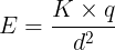 Formula de Campo electrico