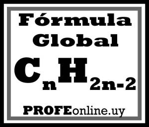 ALQUINOS formula global de los nomenclatura orgánica ejercicios resueltos orgánica