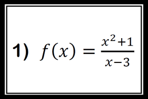 calculo del dominio de una funcion existencia division