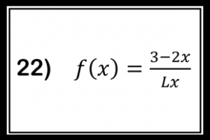 DERIVAR DIVISIÓN con LOGARITMO calculo de derivadas tabla de derivada matematicas
